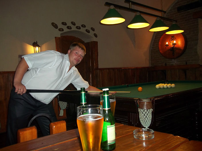 я в билиардной