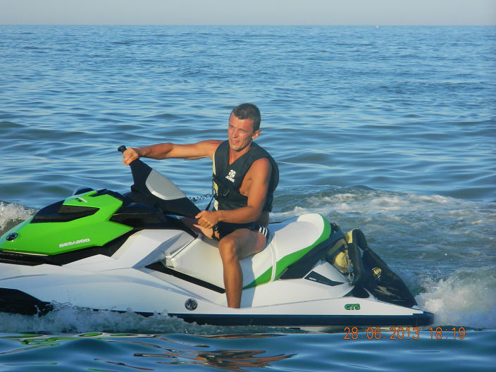 я на море