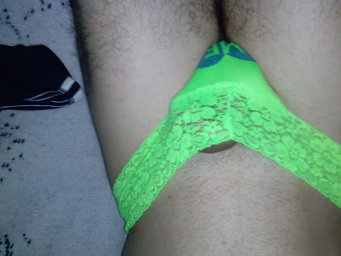 green panties