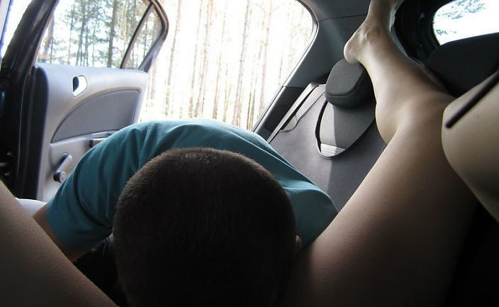 на природе