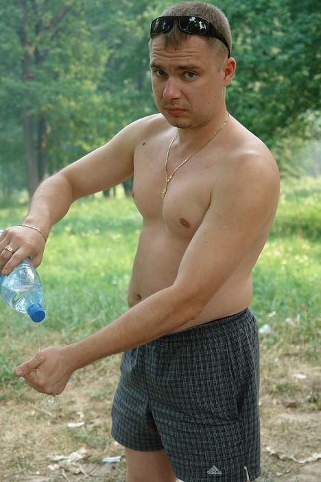на природе