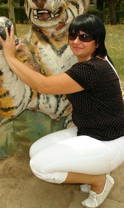 я Ангелина и мой тигр