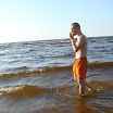 На море